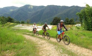 mountain biking in Nepal